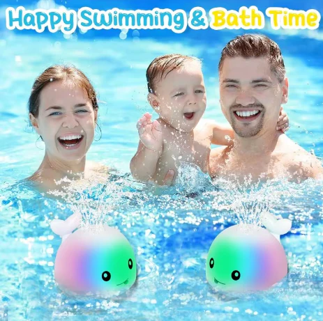 Sprinkler Whale Bath Toy