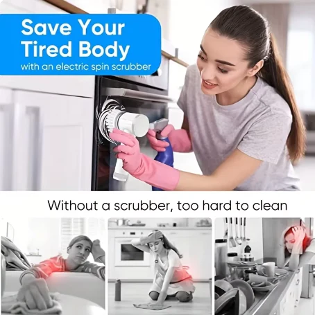 Magic Electric Cleaning Brush USB rechargeable