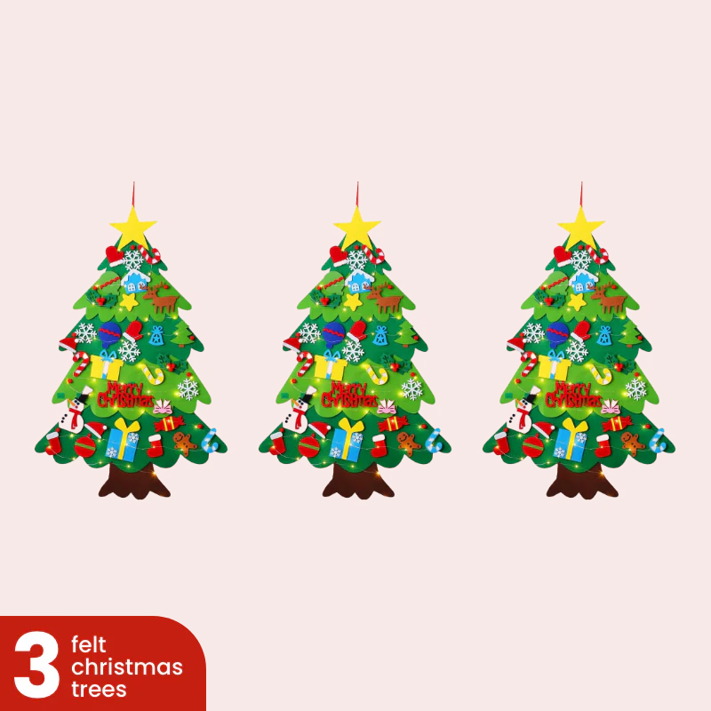 🎄DIY Felt Christmas Tree Set