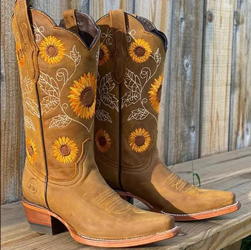 🔥49% OFF💝Women's Sunflower Boots Short Boots