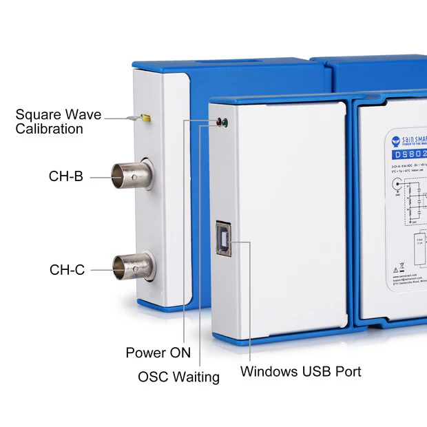 [Open Box] CNCchinese DS802 Dual Channel Virtual PC Oscilloscope