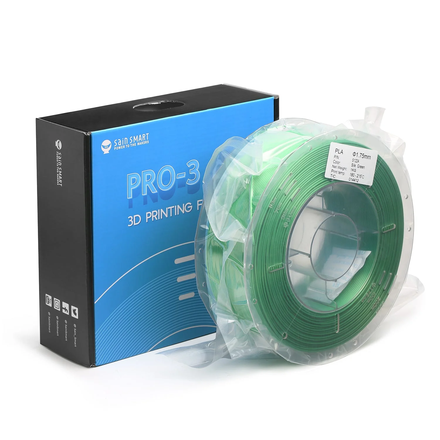 [Open Box] CNCchinese PRO-3 Series Silk PLA Filament 1.75mm 1kg/2.2lb