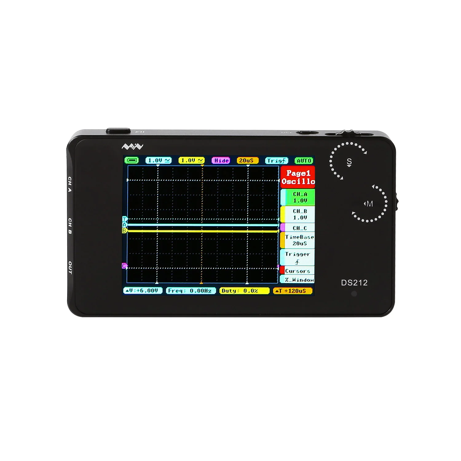 [Open Box] CNCchinese DSO212 2-CH Handheld Mini Digital Oscilloscope