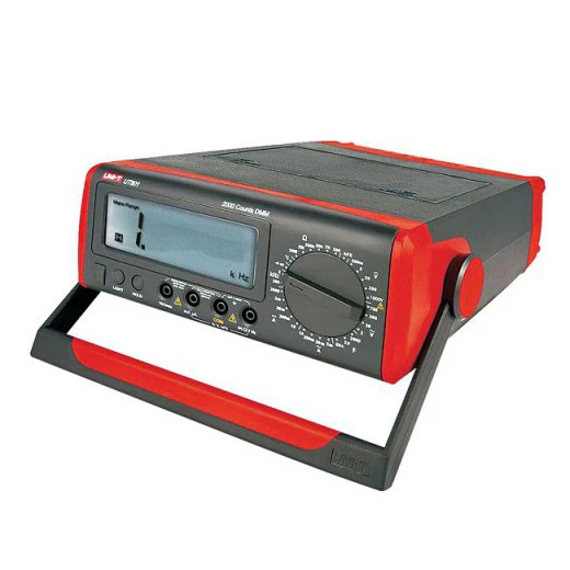 UNI-T UT801 Bench Type Digital Multimeter Thermometer, LCD Display, Data Hold